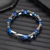 Personalidade Nicho Rock Corrente de Motocicleta Corrente de Bicicleta Pulseira Punk Europeia e Americana Pulseira de Motocicleta Moda Masculina Acessório de Mão Cool
