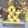 Nis26 Luzes de letras em inglês Luzes coloridas Atacado Luzes de modelagem LED Casamento Feliz Aniversário Confissão Pedido Festa pano