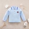 Sudadera delgada de manga larga para niños de primavera y otoño, Top unisex tipo jersey para bebé, Camiseta básica, Manga larga de primavera y otoño