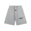Comercio Exterior Transfronterizo Marca de Moda Europea y Americana Esenciales de Verano Terciopelo Estampado Unisex Cuello Redondo Holgado de Manga Corta Conjunto de Shorts