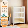 Estante de Livros com Porta de Vidro de Aço para Casa à Prova de Poeira Estante para Livros Infantis Gabinete de Exibição de Figuras de Espaço com Luz Gabinete Ita Gabinete de Lata