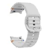 Correa Deportiva de Silicona para Reloj con Patrón Ondulado Cosida a Mano Adecuada para Samsung Galaxy Watch7 Watch4/5/6