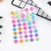 Pegatinas de gemas se pueden fijar pegatinas acrílicas para teléfono móvil creativas diy Perla dibujos animados infantiles color flor Pegatinas de Perla Diamante