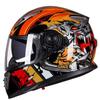 Capacete de motocicleta transfronteiriço lente dupla antiembaçante respirável quatro estações universal adulto capacete completo em estoque atacado