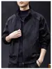 Nueva colección primavera y otoño 2026: chaqueta casual holgada para hombre con cuello alto, un top corto versátil y elegante