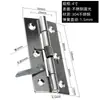 Bisagra de Resorte de Acero Inoxidable 304 Retorno Automático Puerta de Gabinete Armario Bisagra Mini Miniatura 1 Pulgada 2 Pulgadas 3 Pulgadas
