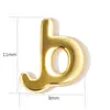 Superficie de Espejo de Cobre Nueva Transfronteriza Colgante de 26 Letras Inglesas Collar Pulsera Pendientes DIY Accesorios Simples Versátiles