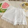 Pantalones cortos dulces suaves de seguridad encaje lazo leggings para mujer anti-exposición pantalones para el hogar transpirables ropa exterior culottes