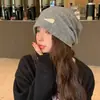 Gorro Holgado de Estilo Perezoso con Circunferencia de Cabeza Grande para Mujer, Gorro de Moda para Otoño e Invierno, Gorro de Maternidad, Gorro para Clima Frío, Turbante Adelgazante para Rostro para Mujer