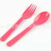 Garfo Colher Infantil de Estudante 14cm Plástico para Viagem ao Ar Livre Piquenique Portátil Doméstico Desenho Animado Criativo Companheiro de Marmita Talheres