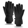 Luvas de Inverno Camufladas com Forro de Fleece Espessadas Masculinas Quentes para Exterior Esqui Motocicleta Bicicleta Elétrica Ciclismo À Prova de Vento e Proteção Contra o Frio