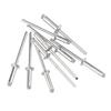 Remaches de Aluminio, Remaches Ciegos de Aluminio Tipo Abierto, Remaches Ciegos de Cabeza Redonda, Remaches Ciegos para Fijación de Láminas Metálicas en Puertas y Ventanas