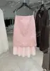[Recomendación Destacada] Yuran 26 Nuevo Estilo de Principios de Primavera Conjunto de Dos Piezas Desmontable con Volantes plisados Falda de Sirena a Medida