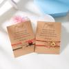 Pulseira Coração Simples Mais Vendida Transfronteiriça Pacote com Dois Amor Vazado Mão-Tecida Ajustável Pulseira de Casal
