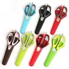 Tijeras de cocina multiusos de acero inoxidable para el hogar, directas de fábrica, con tubo de succión magnética desmontable, tijeras para alimentos, refrigerador, cocina