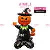 Globos de papel de aluminio para Halloween más vendidos transfronterizos: cabezas de calabaza, murciélagos, arañas, calaveras y decoraciones temáticas de fantasmas para fiestas de Halloween