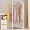 Armario Combinado Sencillo de Pie con Estantes Mínimalistas de Hierro, Plegable para Apartamentos de Alquiler y Residencias Estudiantiles, Almacenamiento Interior, Almacenamiento de Ropa a Prueba de Polvo