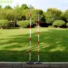Bolas Marcadoras de Treinamento de Futebol Bastões de Slalom para Basquete Futebol Treinamento de Carros Bastões de Slalom Equipamento Padrão Escolar