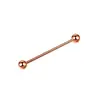 Piercing de lábio com barra longa e fina e bola redonda, piercing de cartilagem da orelha, acessórios de joia de piercing em aço inoxidável, piercing de língua