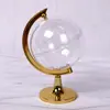 Caixa de Doces para Casamento Mini Globo Dourado e Prateado Açúcar Festa de Coquetel Embalagem Criativa para Doces Decoração Display da Área de Sobremesas Caixa de Doces para Casamento