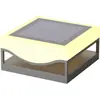 Lámpara Solar de Pilar Impermeable para Exteriores de Doble Propósito, Lámpara de Paisaje para Patio, Lámpara de Pilar para Valla de Jardín Exterior de Villa
