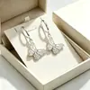 Joias de Prata Esterlina S925 Pingente de Borboleta Vazado Personalizado Retrô Acessórios de Prata Tailandesa Artesanais DIY Ornamento Simples de Prata