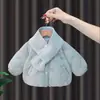 Chaqueta de Algodón para Niña Invierno Nuevo Elegante Ropa de Algodón para Bebé Niña Top Ropa de Invierno para Bebés y Niños Pequeños Abrigo de Algodón Cálido Acolchado