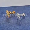 Clip para Oreja, Uña de Labio para Hombre y Mujer de Moda, Corea del Sur, Celebridad Cibernética, Temperamento, Tijeras Tridimensionales, Hebilla de Oreja de Temperamento Avanzado, Oreja