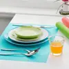 Tapetes Cortáveis para Gabinetes de Geladeira, Tapetes para Mesa de Jantar, Tapetes à Prova de Umidade para Gavetas de Armário, Jogos Americanos Fáceis de Limpar, Conjunto de 4 Peças de Papel Forro para Gavetas