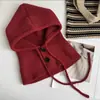 Gorro de Lana a Cuadros Rombo Retro para Mujer en Otoño e Invierno Diseño de Nicho Gorro Tejido Cálido y Resistente al Frío Gorro Frío Baotou