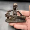 Ornamento de Ruyi de cobre vermelho antigo, cão do zodíaco Xiangyun, tampão de incenso, para anos, há mais ornamentos de mesa, atacado de artigos de cobre