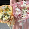 Papel de Regalo Corazón de Neón Día de San Valentín Color Caramelo Ramo de Rosas Envoltura Flor DIY Materiales Florales Hechos a Mano 1