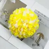 Crisantemo Esférico Grande Simulado DIY Suministros para el Día de Muertos Flores Falsas Crisantemo de Dos Colores Materiales de Decoración para Escenas Conmemorativas Adornos