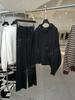 Conjunto de punto Yuran 26 Estilo Nuevo de Principios de Primavera, Agradable al Tacto, Mezcla de Terciopelo Alemán, con Cárdigan con Capucha, Sudadera y Pantalones de Chándal