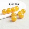 Yige joyería ágata natural Cristal Dios de la Riqueza de cinco vías doratura cuentas sueltas pulsera DIY accesorios de joyería venta al por mayor