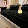 Cojín de Peluche de Piel de Conejo Engrosado de Invierno para Sofá Funda Antideslizante para Chaise Longue 2026 Nuevo Tipo de Toalla de Tela de Cobertura Total