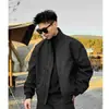 Chaqueta Piloto de Alta Gama Pi Shuai Transfronteriza para Hombre Marca de Tendencia Corta Cortavientos Hombro Recto Cuello Alto Chaqueta de Béisbol