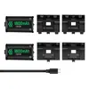 Cargador de base de carga de doble mango para Xss/Xsx Soporte de carga para mango X-One + Tapa trasera de batería