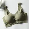 Sujetador Inalámbrico de Seda de Hielo Japonés para Mujer, Estilo Delgado de Verano, Chaleco sin Costuras, Sujetador Deportivo Anti-Caída Transfronterizo