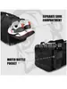Bolsa de Lona para Fitness, Entrenamiento, Boxeo, MMA, Bolsa Deportiva con Compartimento para Zapatos