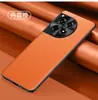 Para oneplus Ace3 capa protetora de couro simples one plus ace3pro lente de metal anti-queda capa de celular tudo incluído