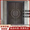 Wow, Puerta de Entrada de Casa de Aluminio Fundido a Prueba de Explosiones Personalizada, Puerta de Entrada Antirrobo Tallada en Placa de Aluminio Personalizada, Puerta de Entrada