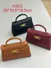 Bolsa Feminina Transfronteiriça Personalizada Moda Bolsa Kelly de Mão Bolsa de Ombro de Alta Qualidade Bolsa para o Dia a Dia Suporta OEM/ODM
