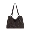 Bolso de Hombro Vintage Artístico de Nicho Estilo Universitario para Mujer 2026 Nueva Moda Simple de Gran Capacidad
