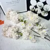 Cascata de Flores Artificiais Flor de Cerejeira Nórdico Casa Sala de Estar Projeto Bonsai Ornamentos de Casamento Flor Artificial Flor de Pessegueiro Decoração Flor de Cerejeira