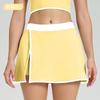 Nuevo chaleco deportivo de secado rápido con combinación de colores para mujer, fitness, a prueba de golpes, copa fija, verano, alta elasticidad, traje de ropa de yoga, top