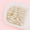 Miçangas Redondas de 8mm de Resina com Glitter Fino e Furo Reto, Flores Secas, Feitas à Mão, DIY, Pulseira, Colar, Acessórios de Joalheria, Materiais, Atacado
