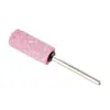 Manshari Cabezal de Rectificado de Corindón Rojo Pedernal de Vástago Extendido de 3 mm Rueda de Rectificado Rectificado y Pulido de Metal Fabricante de Rectificadora Eléctrica Pequeña