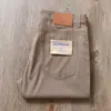 Pantalones casuales rectos de lino tencel ultradelgado para hombre, cómodos, transpirables, color caqui, de alta gama, para negocios, verano 2023