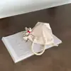 Bolsa Saco Estilo Novo Coreano, Tecido, Leve, Fashion, Simples, Bolsa Transversal de Ombro Único, Bolsa de Mão de Nicho Designer para Mulheres